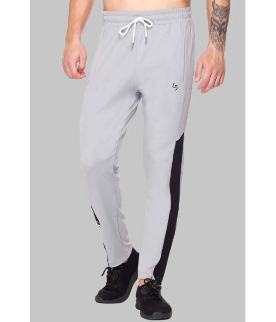 LEEBONEE Light Grey Polyester Mens Trackpants ( Pack of 1 ) - None