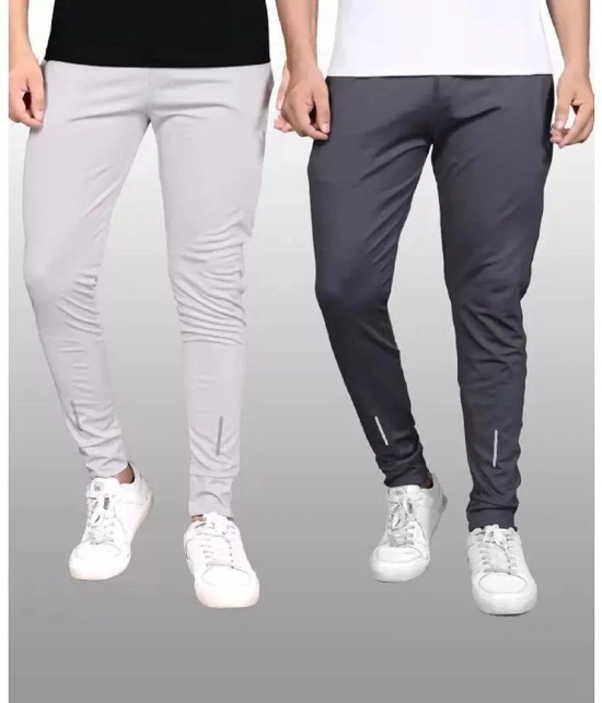 Gazal Fashions - Multicolor Polyester Mens Joggers ( Pack of 2 ) - None