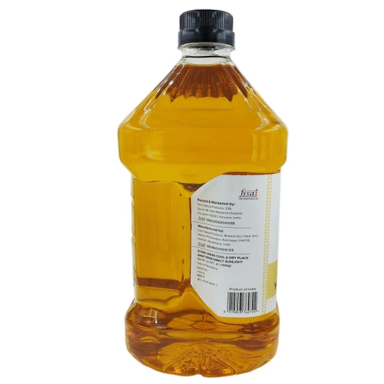 Farm Naturelle 100% Pure Natural Virgin Cold Pressed Yellow Mustard Seed Cooking Oil. (2 LTR)