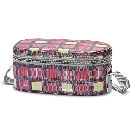 Milton Corporate Lunch 3 Stainless Steel Lunch Box with Jacket (Pink)