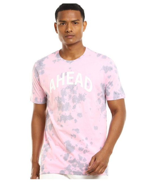 Colt - Pink Cotton Regular Fit Men's T-Shirt ( Pack of 1 ) - None