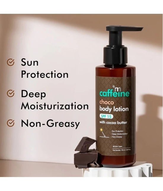 mCaffeine Coffee Body Lotion SPF 15 Lotion 150ml each (Pack of 2)