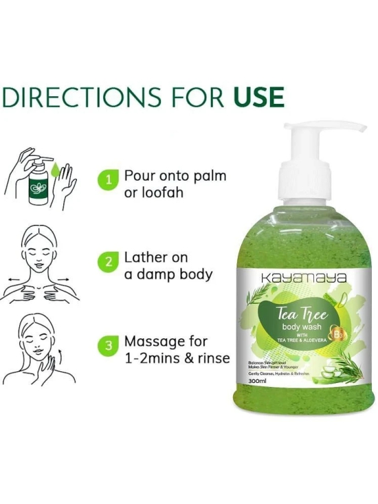 Tea Tree Body Wash with Tea Tree & Neem for Skin Purification