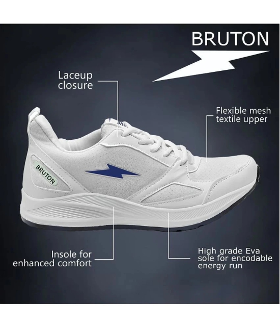 Bruton Running Shoes White Mens Sports Running Shoes - None