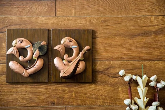 Ganesh Musician With Dafli and Sitar