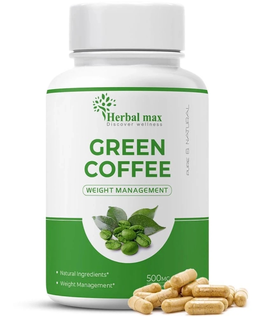 Herbal max Green Coffee Capsule 60 gm Unflavoured Single Pack