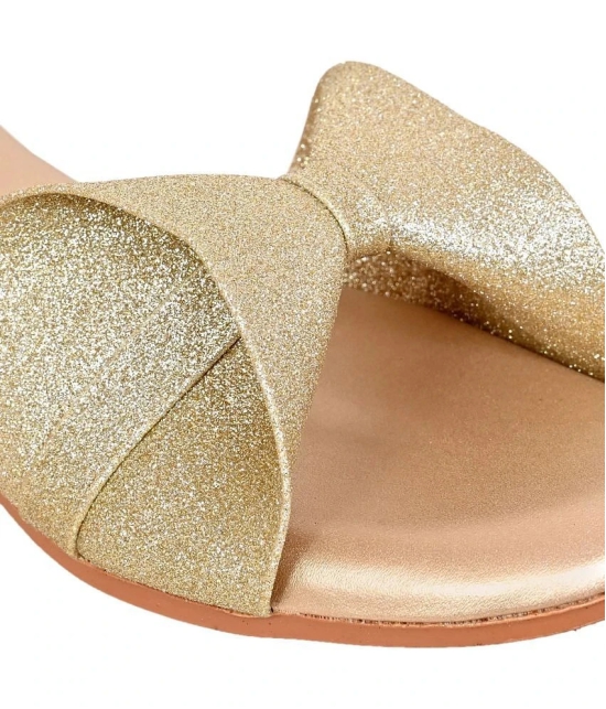 Altek - Gold Womens Flats - None