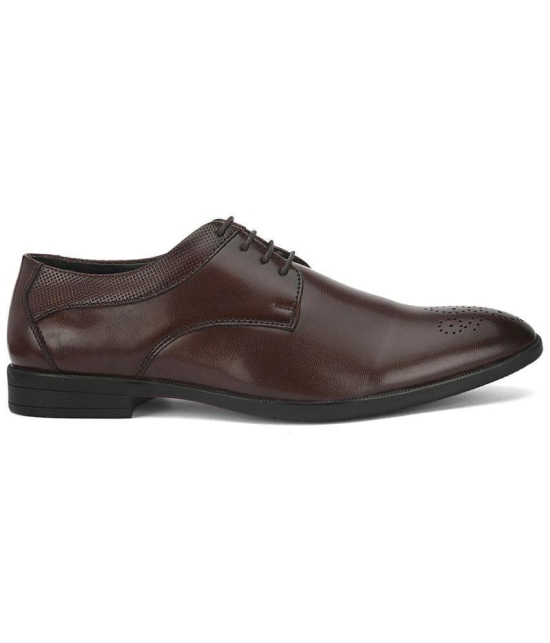 Fentacia - Brown Mens Brogue Formal Shoes - None