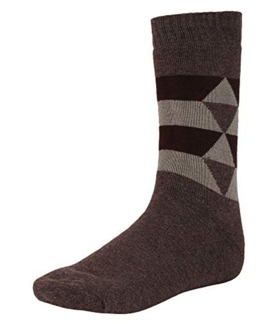 Creature - Woollen Men's Printed Multicolor Mid Length Socks ( Pack of 3 ) - Multicolor