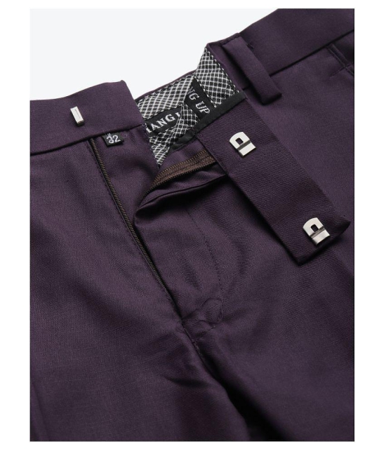 Hangup Purple Regular -Fit Trousers - None