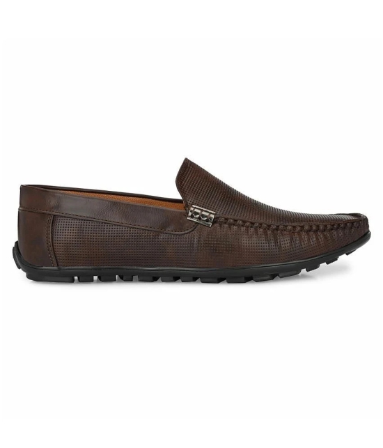 Leeport - Brown Mens Boat loafers - 6