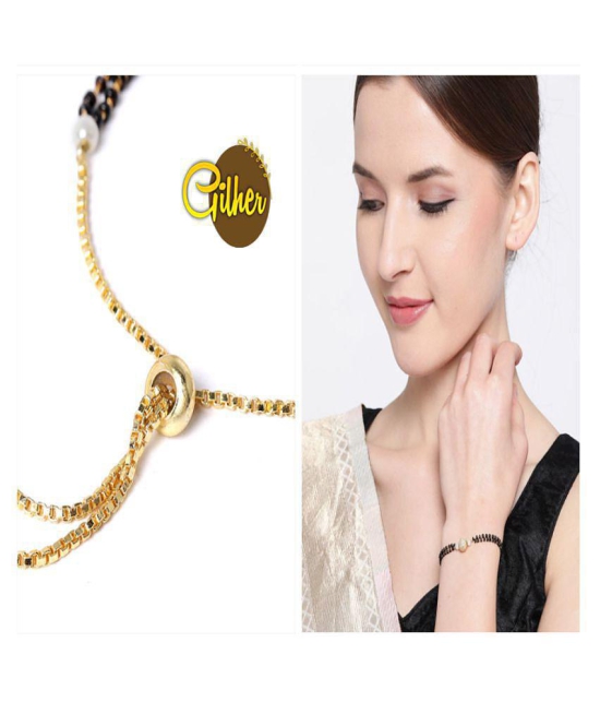 gilher - Black Mangalsutra ( Pack of 1 ) - Black