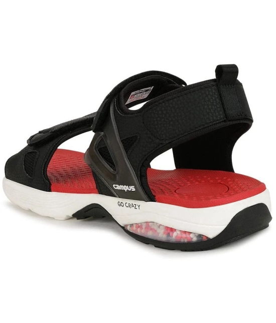 Campus - Black Mens Floater Sandals - None