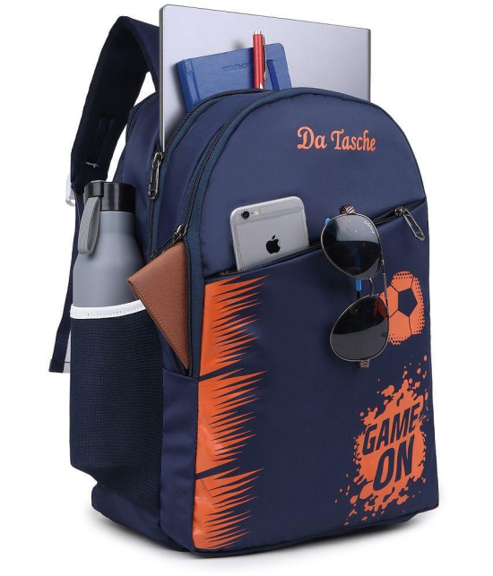 Da Tasche 30 Ltrs Blue Polyester College Bag - Blue