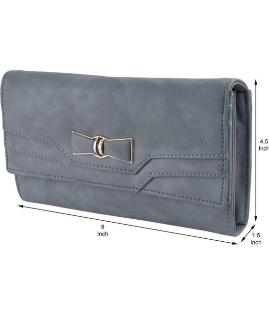 Nicoberry - Grey Melange Fabric Purse - Grey Melange