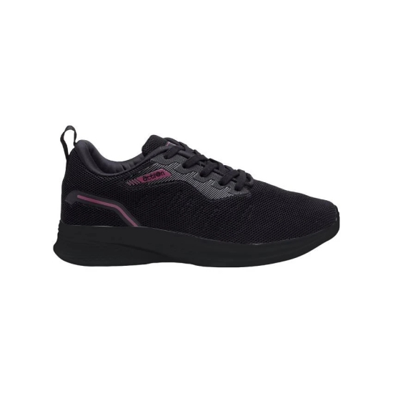 Action - Black Womens Running Shoes - None