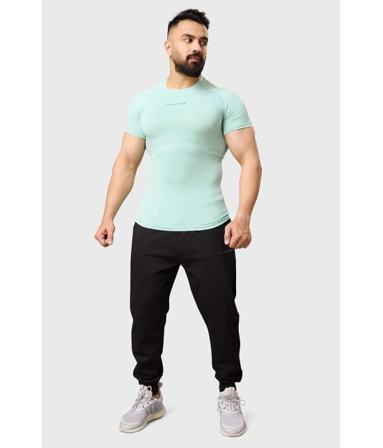 Fuaark Mint Green Polyester Slim Fit Mens Sports T-Shirt ( Pack of 1 ) - None