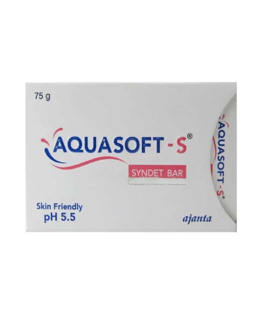 Aquasoft Syndet Bar 75g, Pack of 3