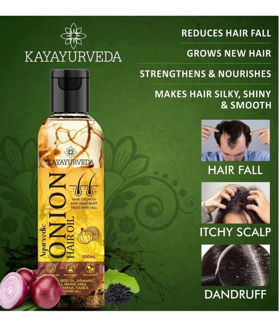 KAYAYURVEDA Anti Hair Fall Onion Oil 200 ml ( Pack of 2 )