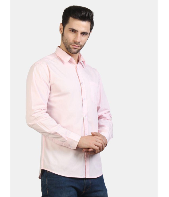 Life Roads - Pink Cotton Slim Fit Men's Casual Shirt ( Pack of 1 ) - None