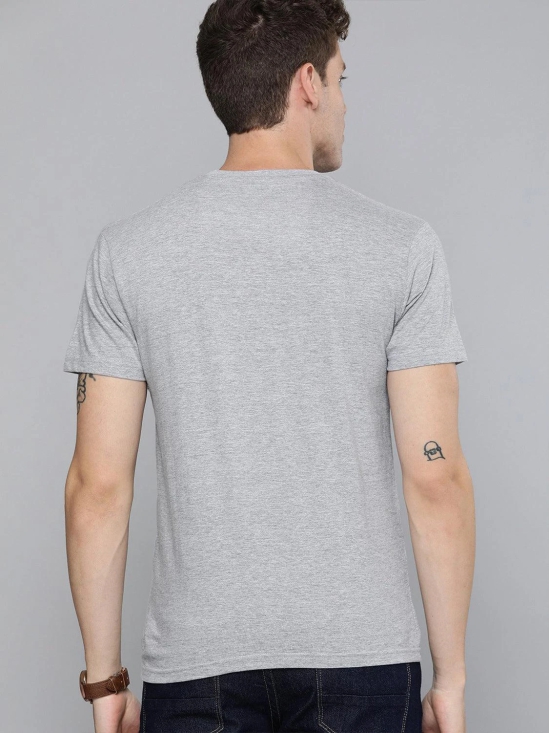 Mens Pocket Printed Tshirt-L / Grey