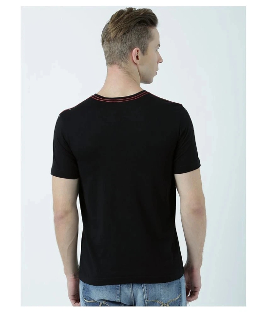 Huetrap cotton Black Printed T-Shirt Single Pack - None