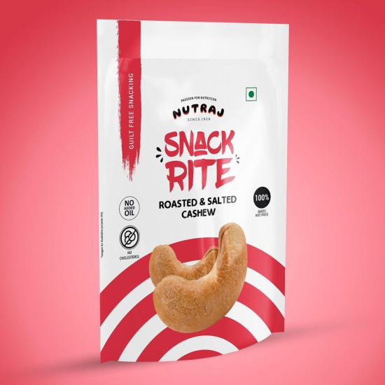 Nutraj Snackrite Roasted & Salted Cashews 150g