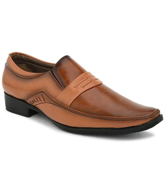 Sir Corbett Tan Mens Slip On Formal Shoes - None