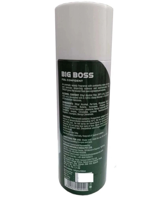 Brew - JACPOT & BIG BOS DEODORANT , 200ML Deodorant Spray for Unisex 400 ml ( Pack of 2 )