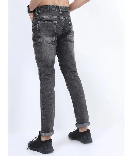 Ketch Slim Fit Cuffed Hem Mens Jeans - Grey ( Pack of 1 ) - None