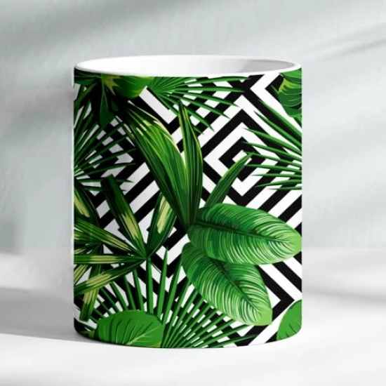 ForVano Beautiful Mug Featuring a Vibrant, Abstract Design with a Gradient of Colors