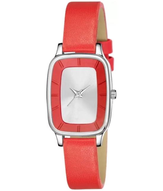 Newman Orange Leather Analog Womens Watch