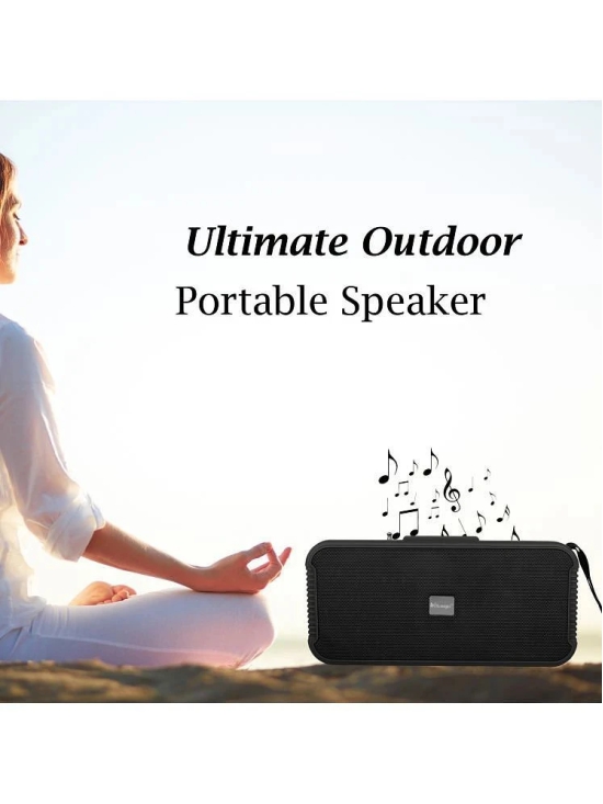 hitage BS-62 SOLAR Charging 5 W Bluetooth Speaker Bluetooth V 5.0 with USB,LED lights Torch Playback Time 24 hrs Black - Black