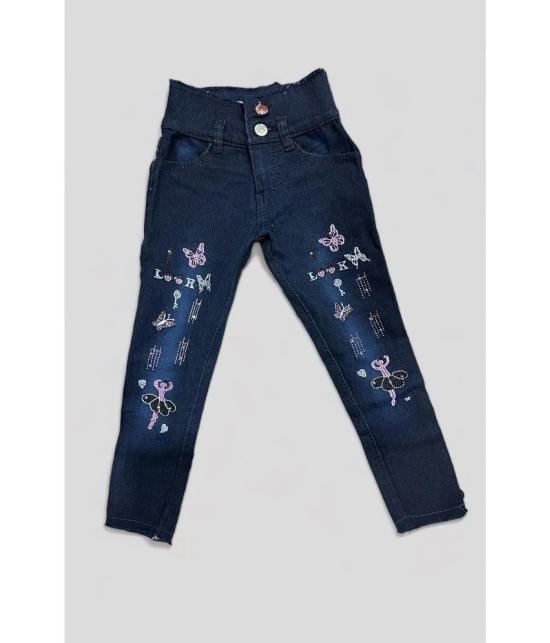 ICONIC ME- Girls Printed Denim Jeans - None