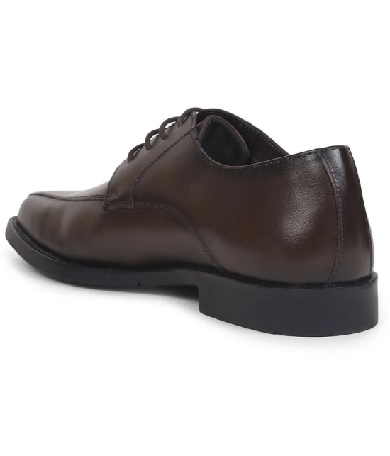 Liberty - Brown Mens Derby Formal Shoes - None