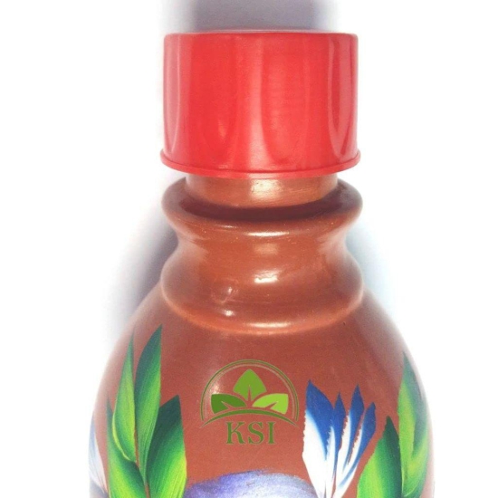 KSI Self traditional Earthenware Clay cooling water bottle 1.4 Litres