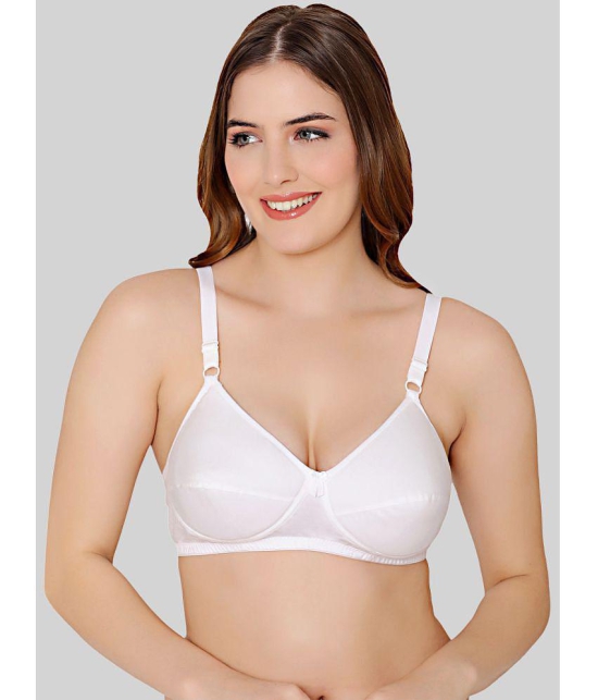 Bodycare White Cotton Heavily Padded Womens Everyday Bra ( Pack of 1 ) - None