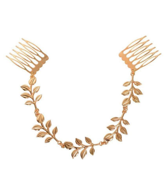 Romp Fashion Gold Party Hair Clip - Gold