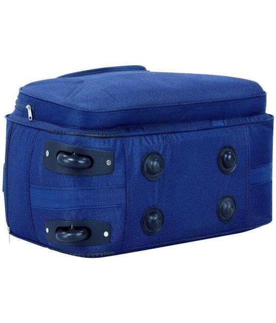 AXEN BAGS - Blue Polyester Duffle Trolley - Onesize