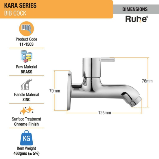 Kara Bib Tap Brass Faucet- by Ruhe®