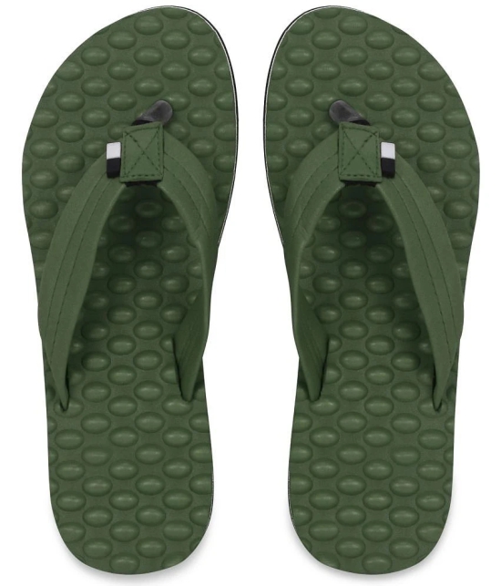 DOCTOR EXTRA SOFT - Olive Womens Massage Flip Flop - None