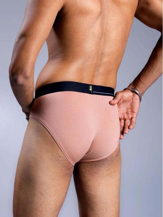 Men's Briefs - Almond Nude-M