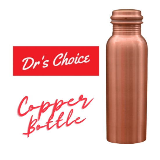 Dr's Choice Pure Copper Water Bottle 750ML
