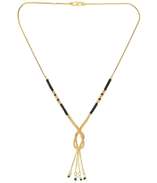 AanyaCentric Golden Mangalsutra ( Pack of 1 ) - Golden