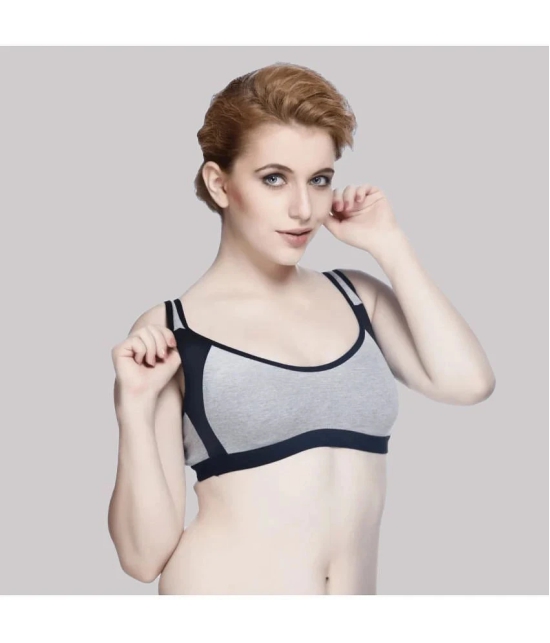 Kiran Enterprises Multicolor Cotton Non Padded Womens T-Shirt Bra ( Pack of 2 ) - None