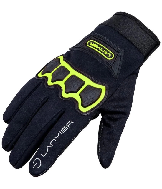 ZAYSOO Full Fingers Nylon Riding Gloves ( Pair of 1 ) - M