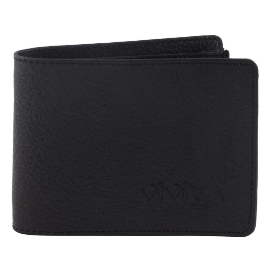 VIVIZA V-129 SMALL LEATHER WALLET FOR MEN BLACK