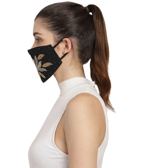 Anekaant - Black 3 Ply Mask ( Pack of 1 )