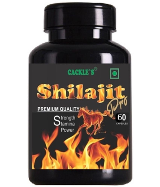 Cackle's Shilajit Gold Pro Capsule, Pack of 60 Capsule