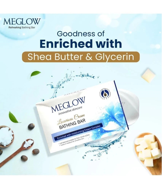 Meglow Beauty Bathing Bar for All Skin Type ( Pack of 5 )